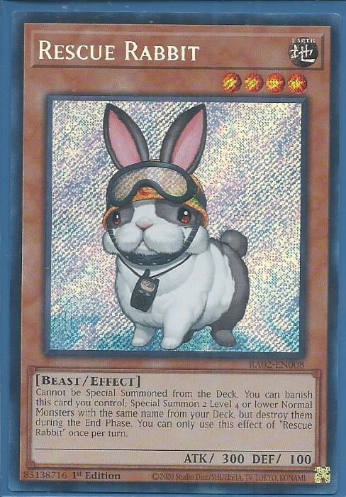 RA02-EN008 Rescue Rabbit – Secret Rare