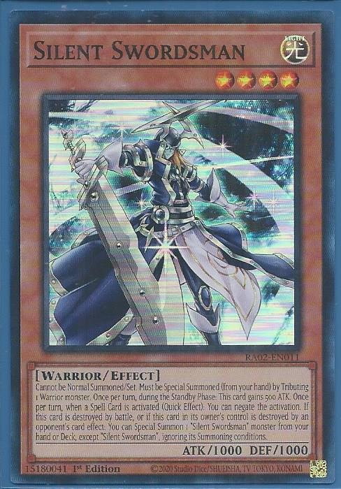 RA02-EN011 Silent Swordsman – Super Rare
