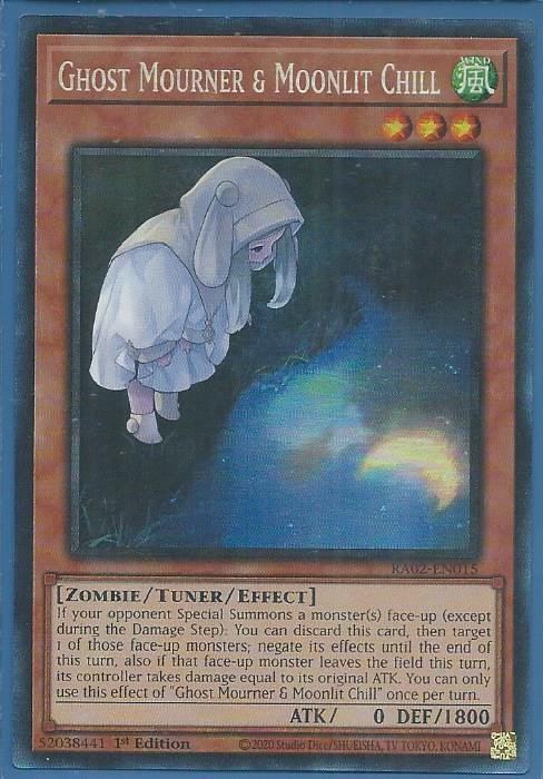 RA02-EN015 Ghost Mourner & Moonlit Chill – Collector Rare