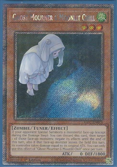 RA02-EN015 Ghost Mourner & Moonlit Chill – Platinum Secret Rare