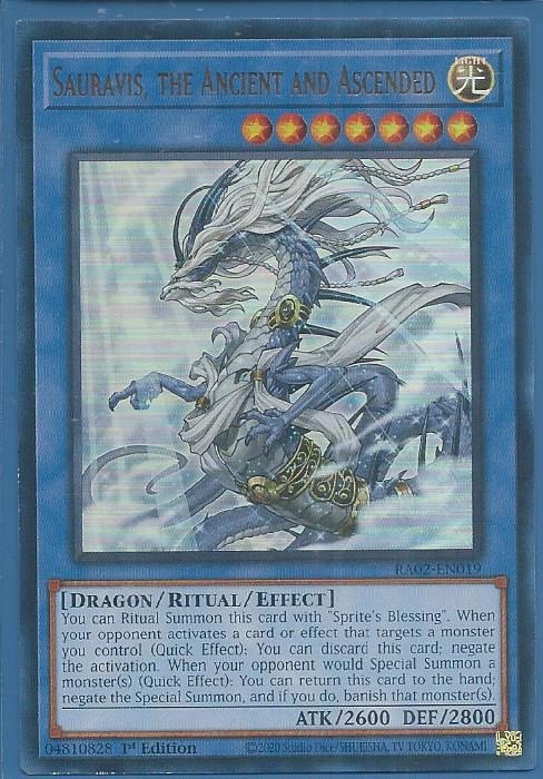 RA02-EN019 Sauravis, the Ancient and Ascended – Ultra Rare