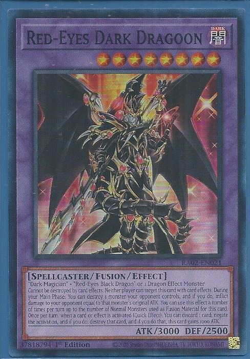 RA02-EN021 Red-Eyes Dark Dragoon – Super Rare
