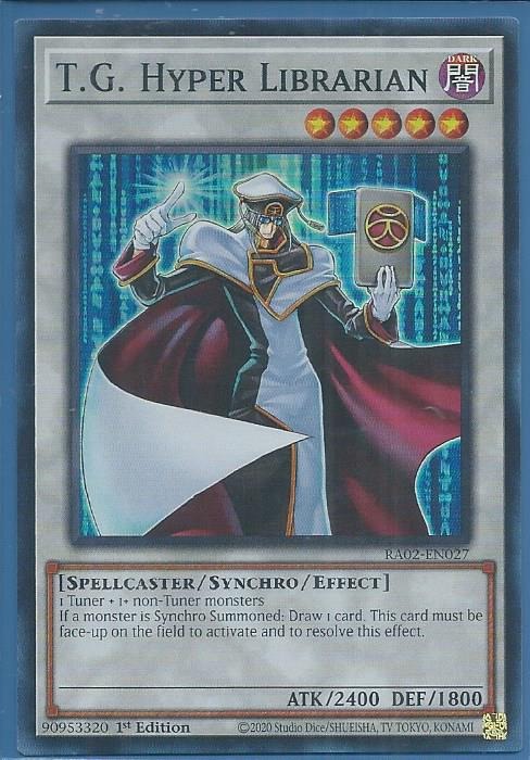 RA02-EN027 TG Hyper Librarian – Super Rare
