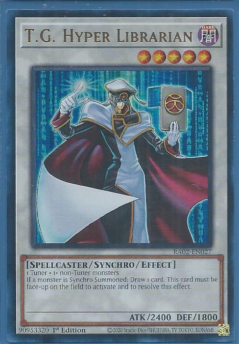 RA02-EN027 TG Hyper Librarian – Ultra Rare