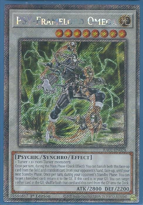RA02-EN028 PSY-Framelord Omega – Platinum Secret Rare
