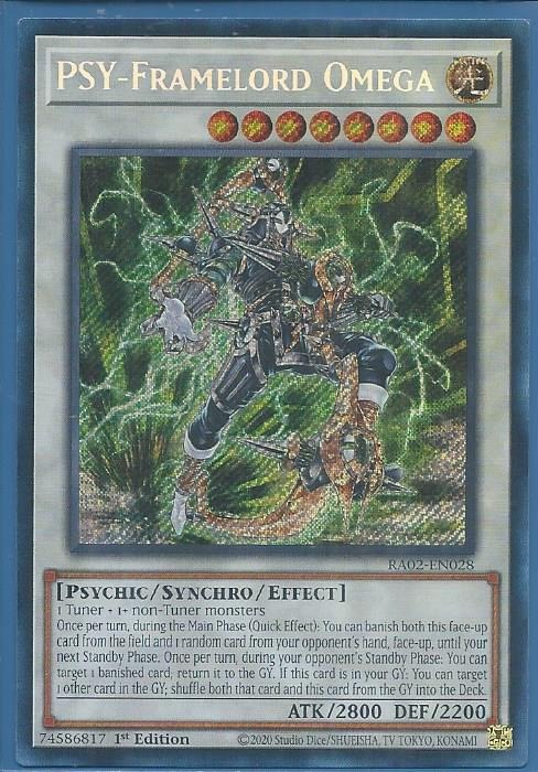 RA02-EN028 PSY-Framelord Omega – Secret Rare
