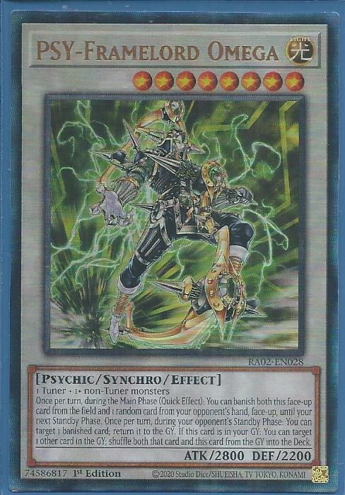 RA02-EN028 PSY-Framelord Omega – Ultimate Rare