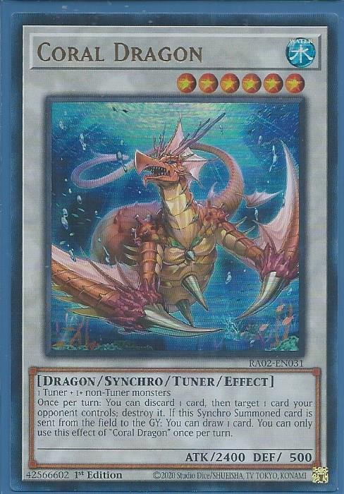 RA02-EN031 Coral Dragon – Ultra Rare