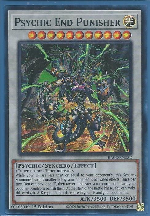 RA02-EN032 Psychic End Punisher – Super Rare