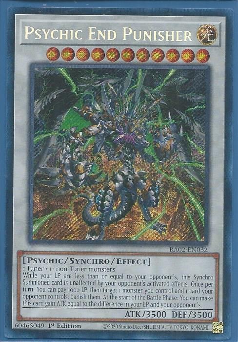 RA02-EN032 Psychic End Punisher – Secret Rare