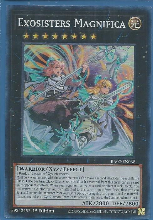 RA02-EN038 Exosisters Magnifica – Super Rare