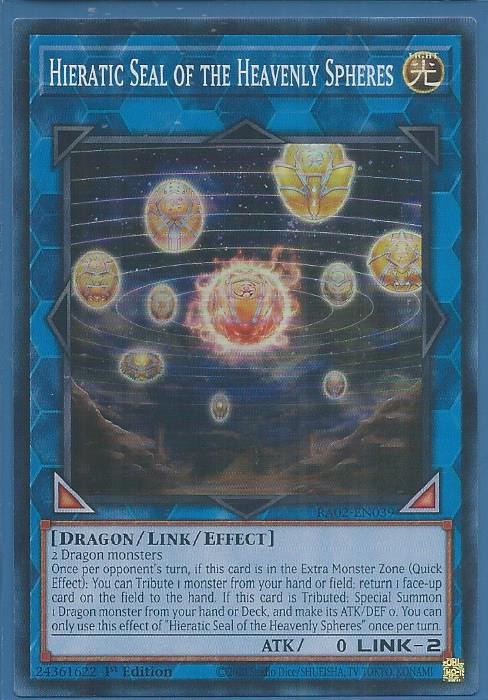 RA02-EN039 Hieratic Seal of the Heavenly Spheres – Super Rare