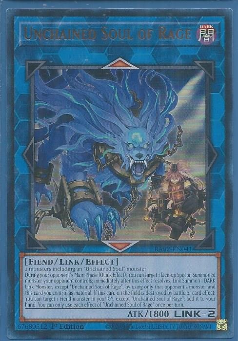 RA02-EN041 Unchained Soul of Rage – Ultra Rare