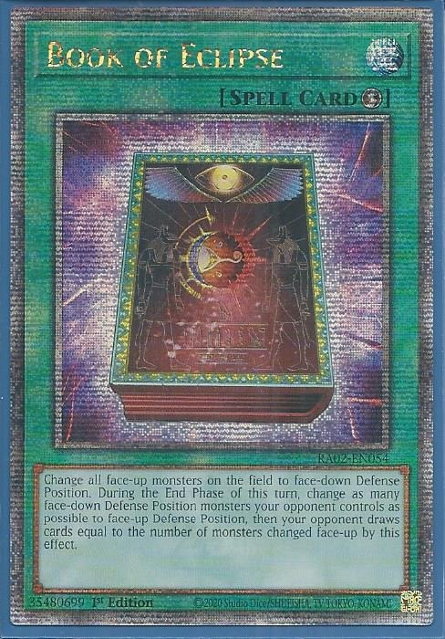 RA02-EN054 Book of Eclipse – Quarter Century Secret Rare