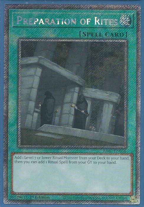 RA02-EN056 Preparation of Rites – Platinum Secret Rare