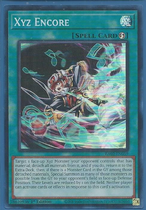 RA02-EN059 Xyz Encore – Super Rare