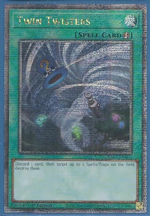 RA02-EN060 Twin Twisters – Quarter Century Secret Rare