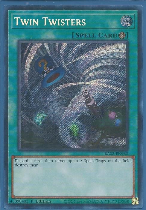 RA02-EN060 Twin Twisters – Secret Rare