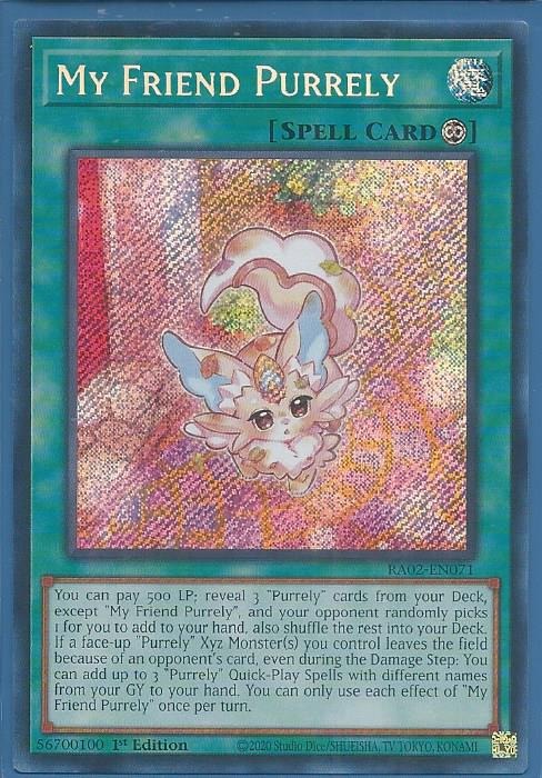 RA02-EN071 My Friend Purrely – Secret Rare
