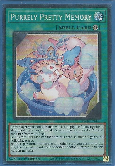 RA02-EN072 Purrely Pretty Memory – Collector Rare