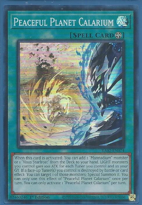 RA02-EN074 Peaceful Planet Calarium – Super Rare