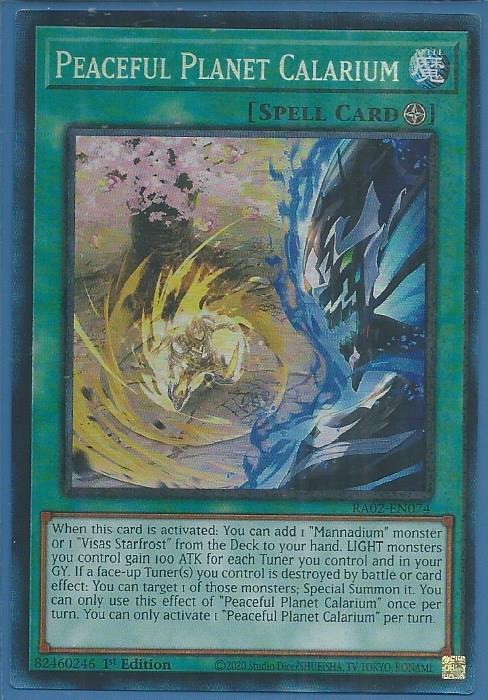 RA02-EN074 Peaceful Planet Calarium – Collector Rare