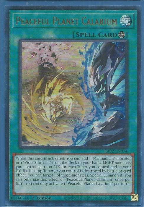 RA02-EN074 Peaceful Planet Calarium – Ultra Rare
