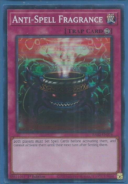 RA02-EN076 Anti-Spell Fragrance – Super Rare