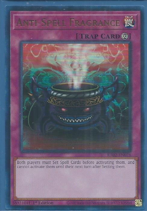 RA02-EN076 Anti-Spell Fragrance – Ultra Rare