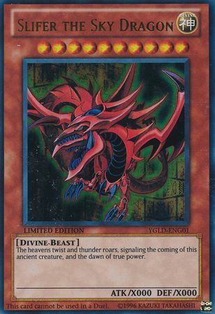 phx YGLD-ENG01 - Slifer the Sky Dragon - Ultra Rare Limited Edition - Vị Thần Ai Cập