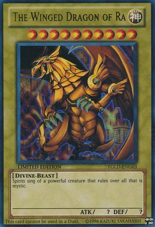 phx YGLD-ENG03 - The Winged Dragon of Ra - Ultra Rare Limited Edition - Vị Thần Ai Cập