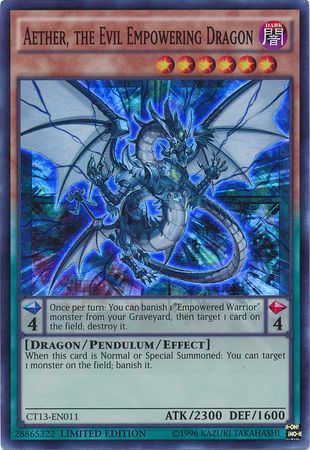 phx CT13-EN011 - Aether, the Evil Empowering Dragon - Super Rare Limited Edition