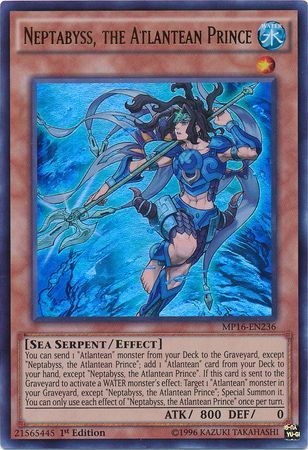 phx MP16-EN236 Neptabyss, the Atlantean Prince - Ultra Rare