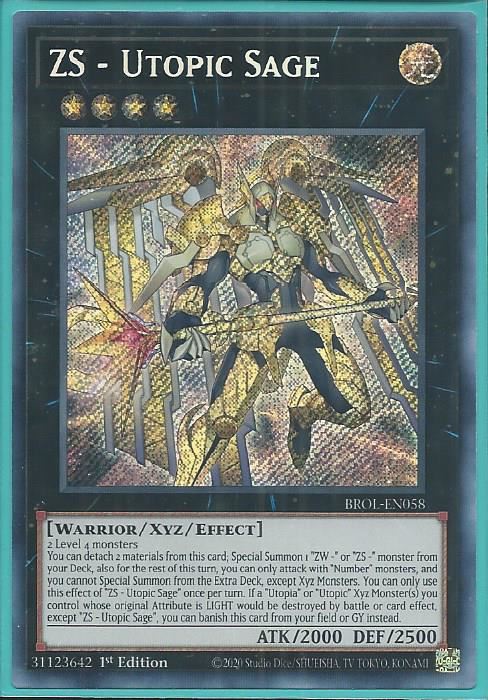 phx BROL-EN058 ZS – Utopic Sage – Secret Rare
