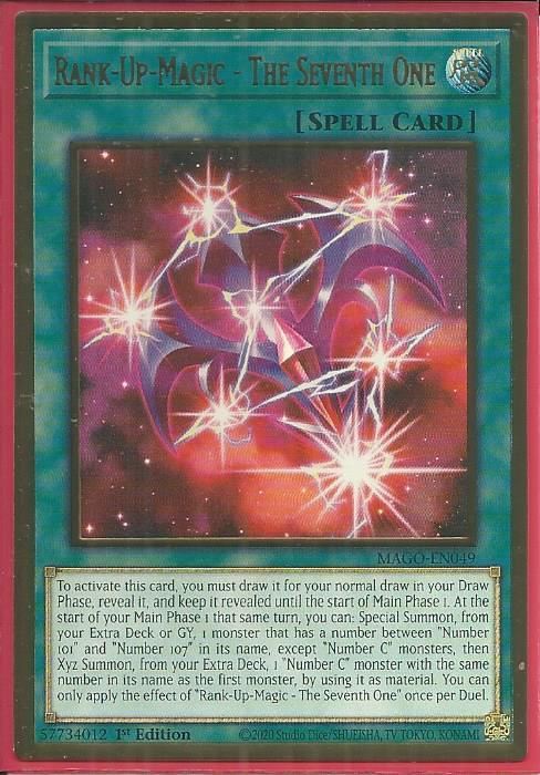 phx MAGO-EN049 - Rank-Up-Magic - The Seventh One - Premium Gold Rare