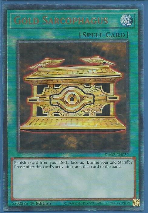 kaka RA02-EN052 Gold Sarcophagus – Ultimate Rare