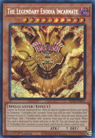 phx BLTR-EN051 The Legendary Exodia Incarnate - Secret Rare - Xuất xứ USA