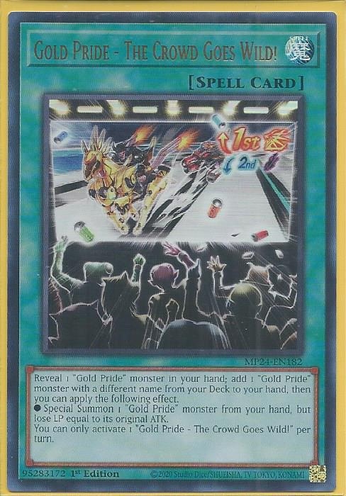 kp01 MP24-EN182 Gold Pride – The Crowd Goes Wild – Ultra Rare