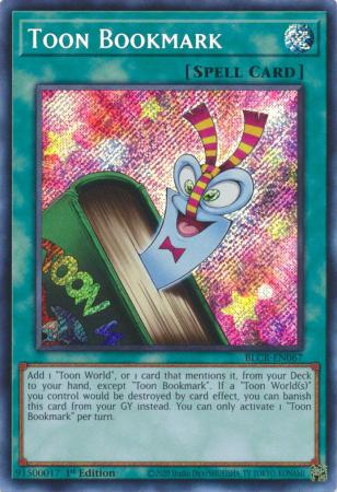 kp01 BLCR-EN067 - Toon Bookmark - Secret Rare