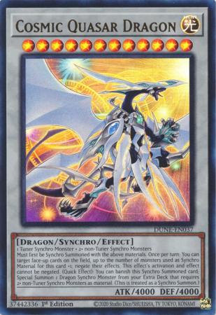 phx DUNE-EN037 - Cosmic Quasar Dragon - Ultra Rare 1st Edition