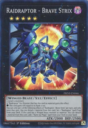 kp01 PHNI-EN046 - Brave Strix - Super Rare