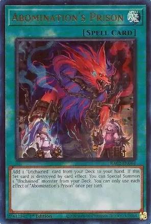 kp01 RA02-EN064 - Abomination's Prison - Ultra Rare