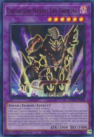kp01 MP24-EN238 - Earthbound Servant Geo Gremlina - Ultra Rare