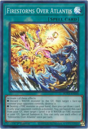 kp01 ROTA-EN066 - Firestorms Over Atlantis - Super Rare