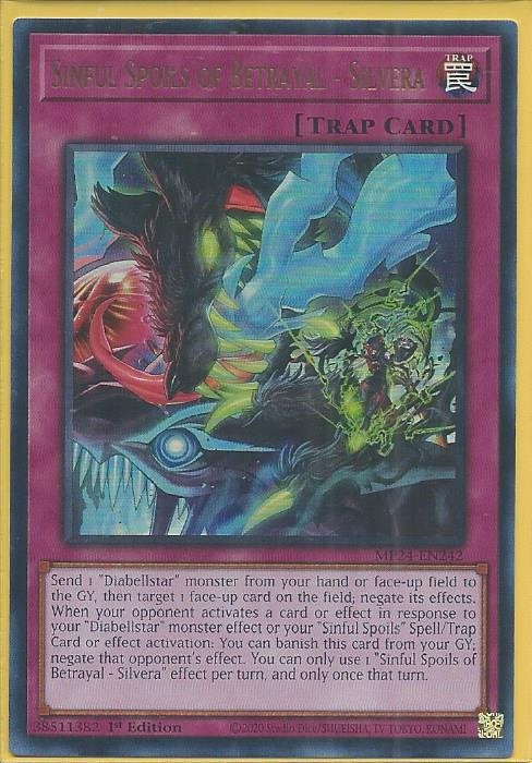kp01 MP24-EN242 Sinful Spoils of Betrayal – Silvera – Ultra Rare 1