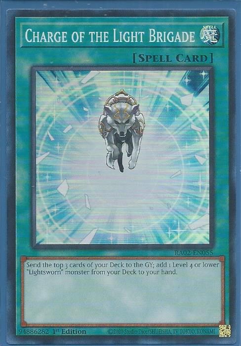 kp01 RA02-EN055 Charge of the Light Brigade – Super Rare