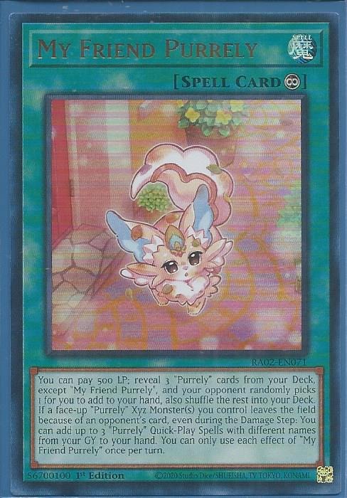 kp01 RA02-EN071U My Friend Purrely – Ultra Rare