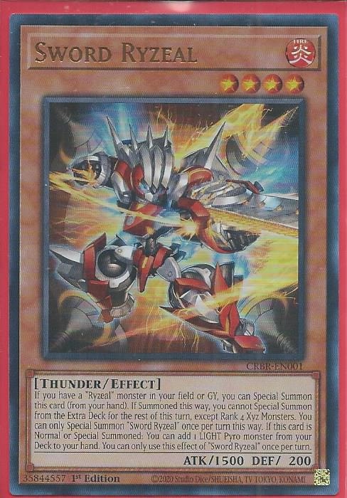 CRBR-EN001 Sword Ryzeal – Ultra Rare