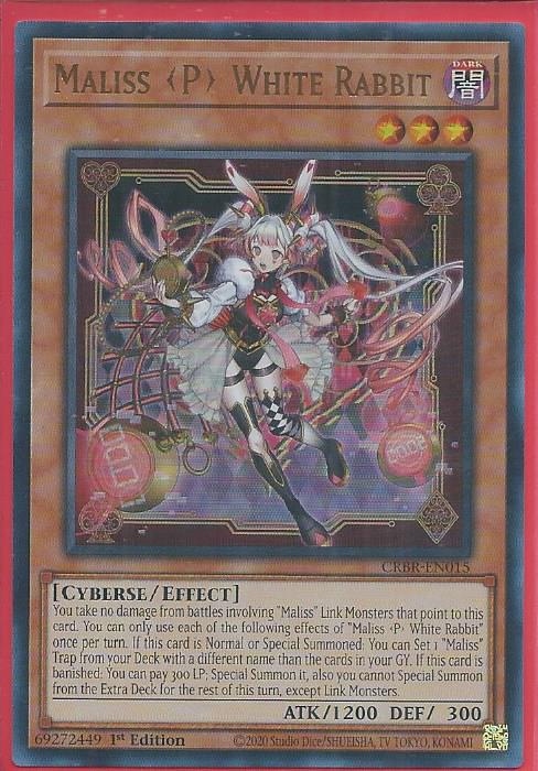 CRBR-EN015 Maliss P White Rabbit – Ultra Rare