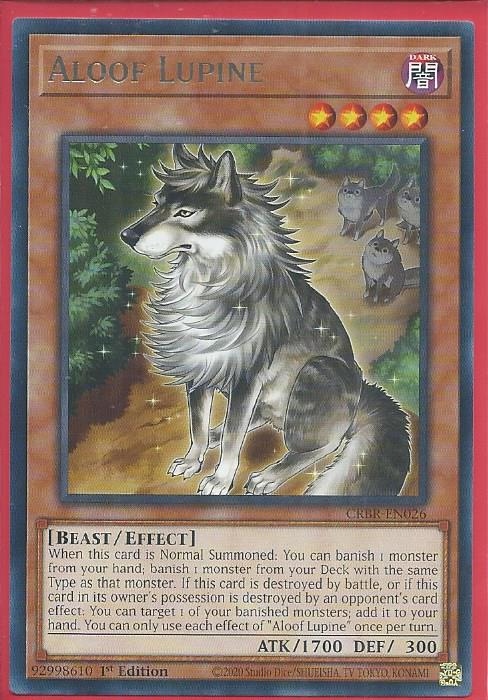 CRBR-EN026 Aloof Lupine – Rare